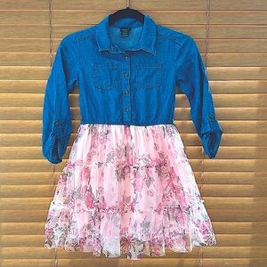 Pink & Violet tulle country dress